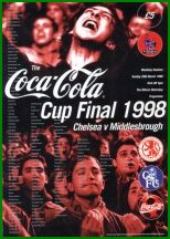 1998 LEAGUE CUP FINAL - CHELSEA v MIDDLESBROUGH